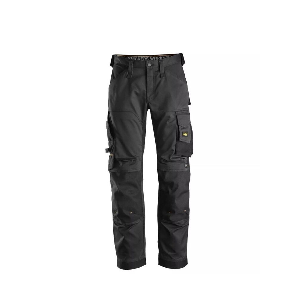 Snickers 6351 Allroundwork Trousers Black, Loose Fit, Size US 42/30 NEW